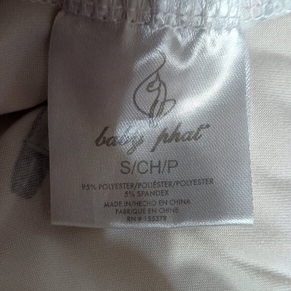 Baby Phat Pink Pajama Set Women's Size Small Glam Print Cats Sunglasses Makeup - Picture 10 of 11